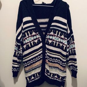 American Rag hooded cardigan